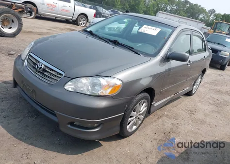 2007 Toyota Corolla Ce/Le/S from USA, damaged, VIN 2T1BR32E97C766365